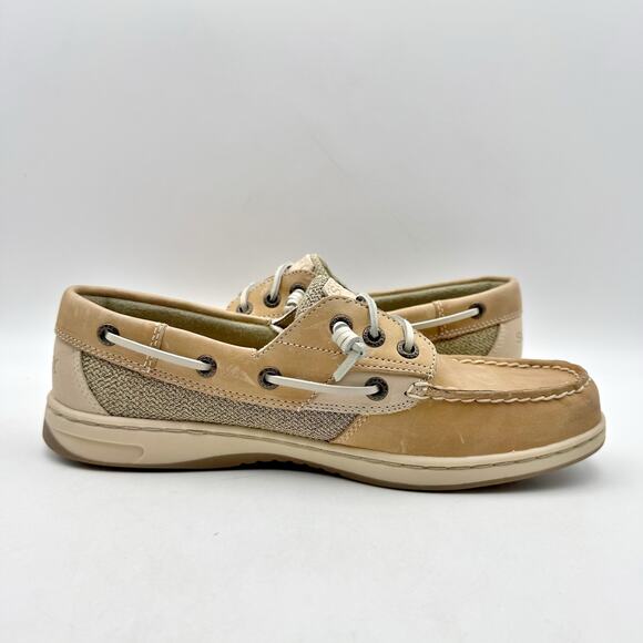Sperry Womens Rosefish Boat Shoes US 8.5 EU 39.5 Brown Cognac Nubuck Leather NIB - Picture 4 of 13